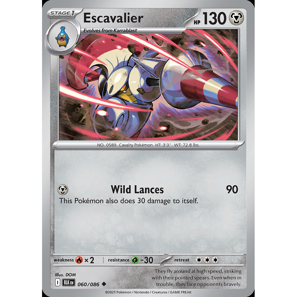 Escavalier 60/086 - Black Bolt