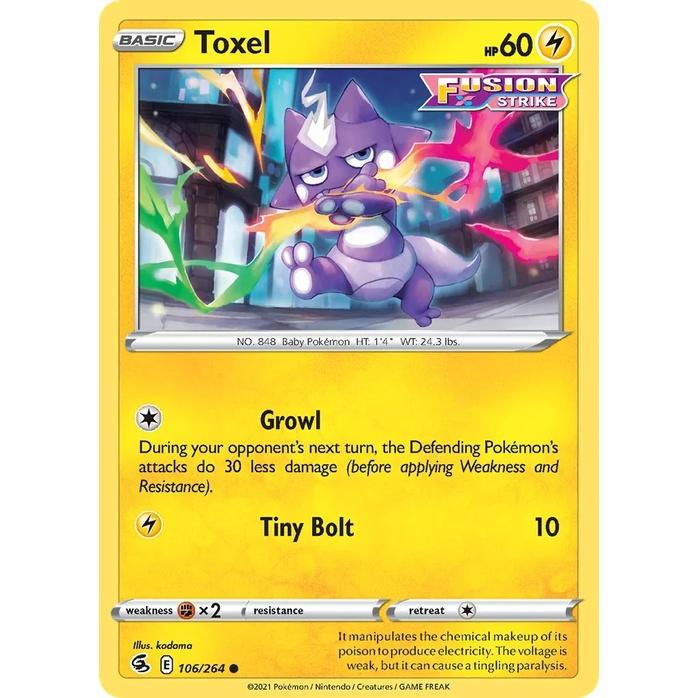 Toxel - Fusion Strike (Common) [FST-106] English / Near Mint / Normal