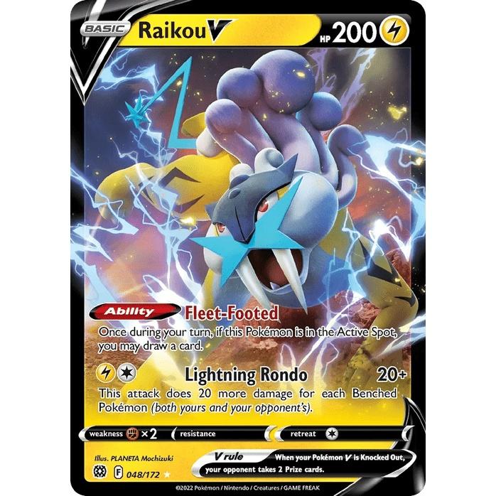 Raikou V 48/172 [Holo] - Brilliant Stars (Engelsk / Near Mint)