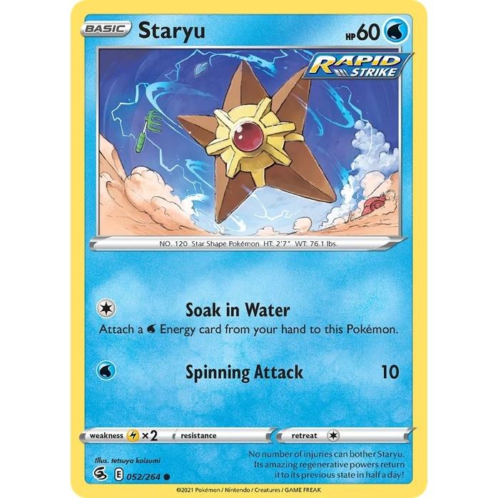 Staryu - Fusion Strike (Common) [FST-52] English / Near Mint / Normal