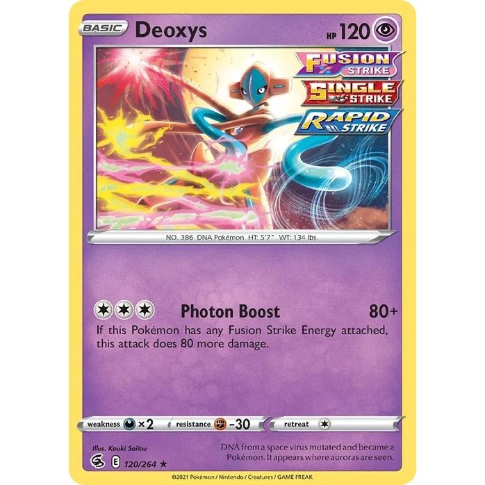 Deoxys - Fusion Strike (Holo Rare) [FST-120] English / Near Mint / Normal