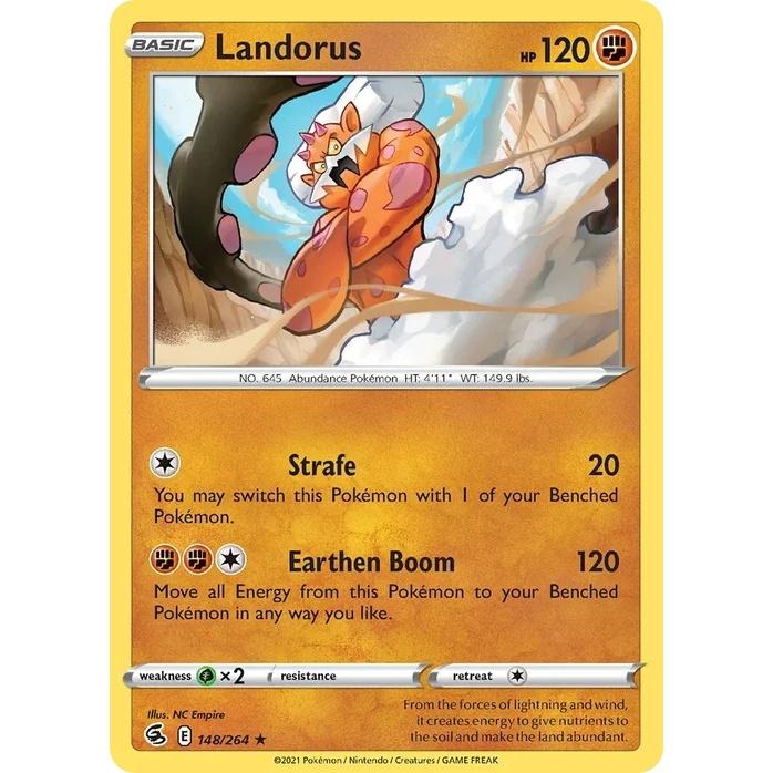 Landorus - Fusion Strike (Holo Rare) [FST-148] English / Near Mint / Normal