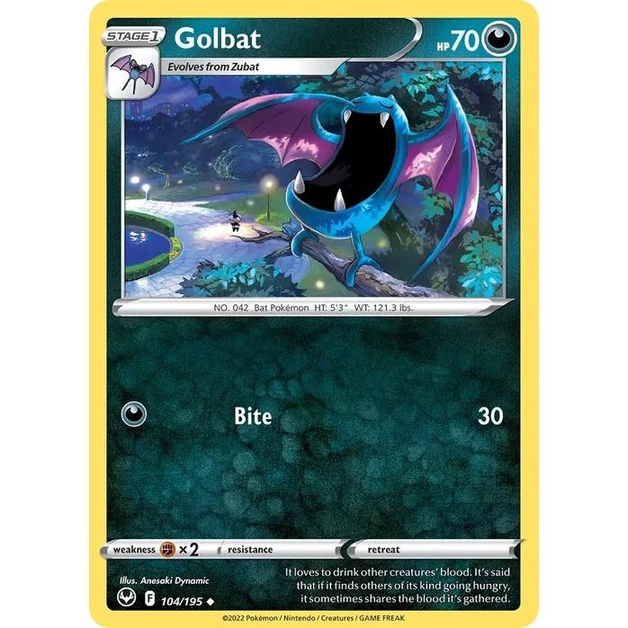 Golbat - Silver Tempest (Uncommon) [SIT-104] English / Near Mint / Normal