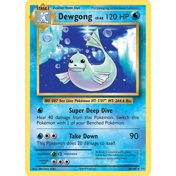 Dewgong - Evolutions (Rare) [EVO-29] English / Near Mint / Normal
