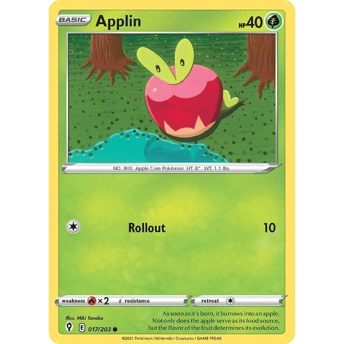 Applin - Evolving Skies (Common) [EVS-17] English / Near Mint / Normal