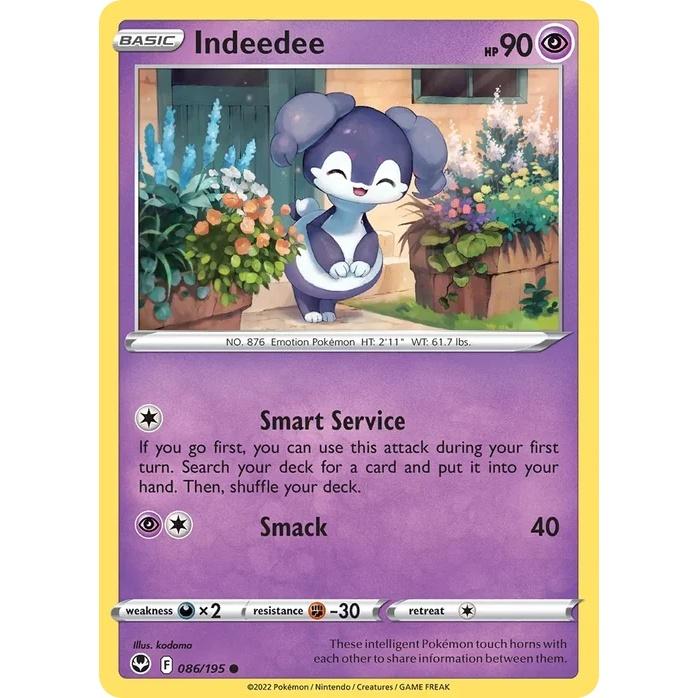 Indeedee - Silver Tempest (Common) [SIT-86] English / Near Mint / Normal