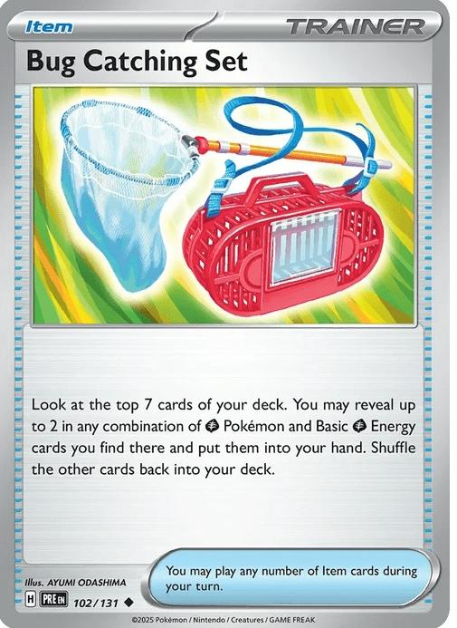 Bug Catching Set - Prismatic Evolutions (Uncommon) [PRE-102] English / Near Mint / Normal