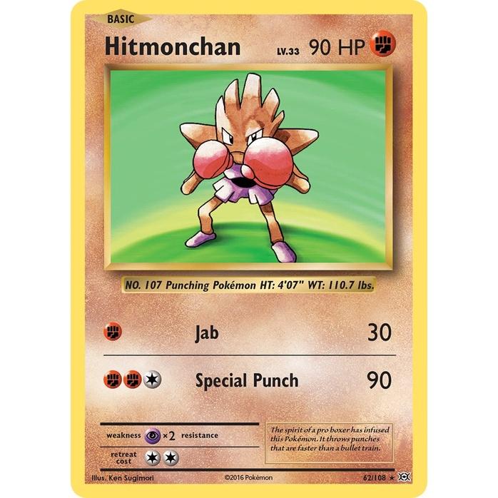 Hitmonchan - Evolutions (Holo Rare) [EVO-62] English / Near Mint / Normal