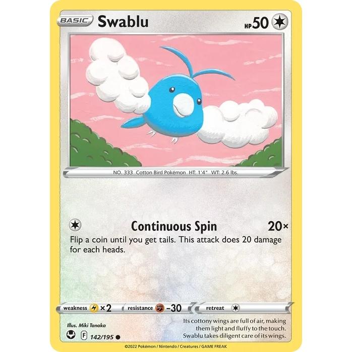 Swablu - Silver Tempest (Common) [SIT-142] English / Near Mint / Normal