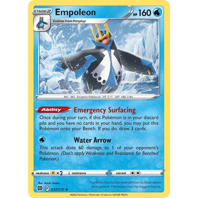 Empoleon 37/172 [Holo] - Brilliant Stars (Engelsk / Near Mint)