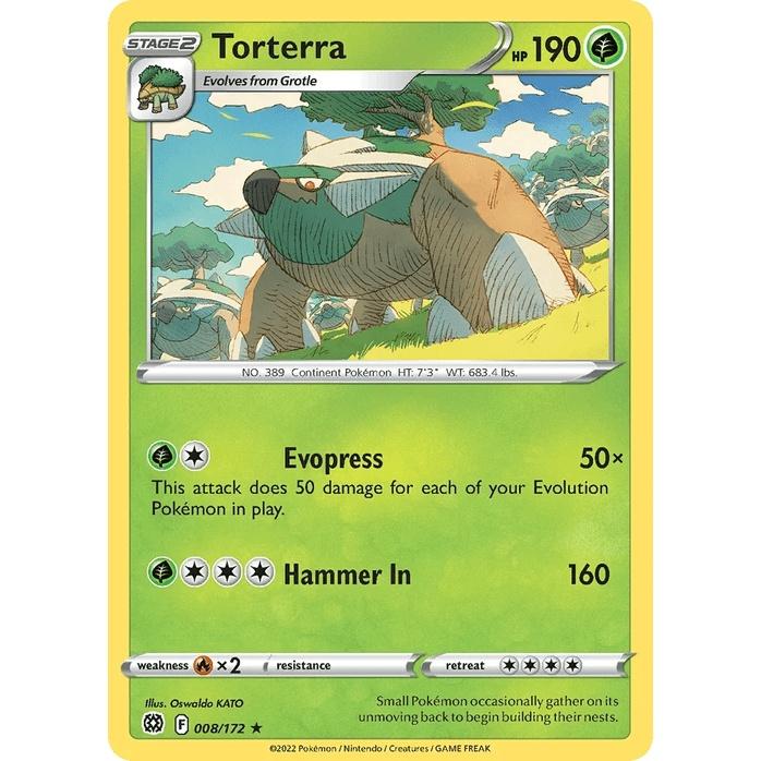Torterra 8/172 [Holo] - Brilliant Stars (Engelsk / Near Mint)