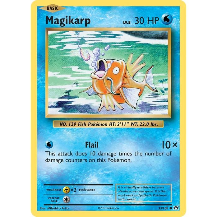 Magikarp - Evolutions (Common) [EVO-33] English / Near Mint / Normal