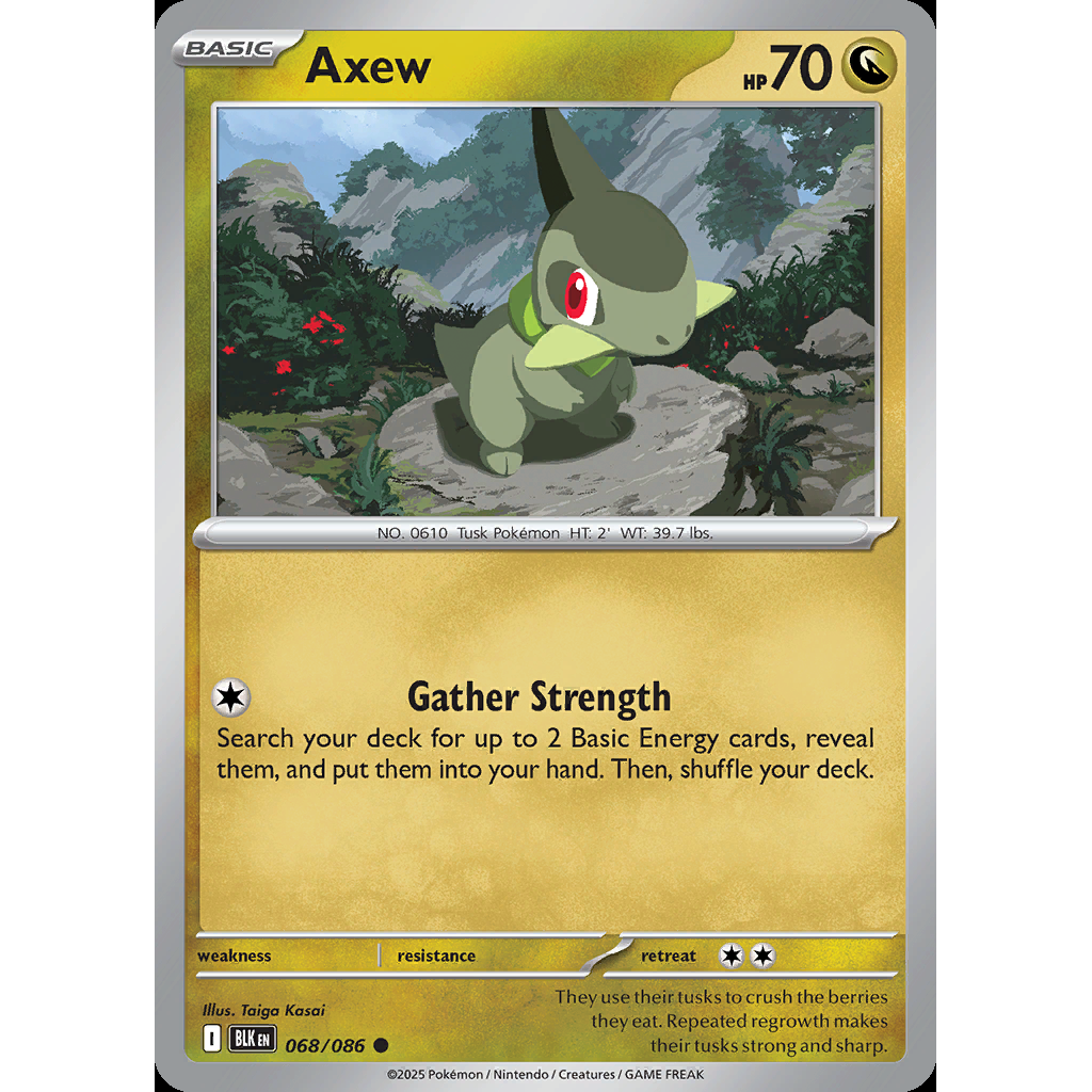 Axew 68/086 - Black Bolt