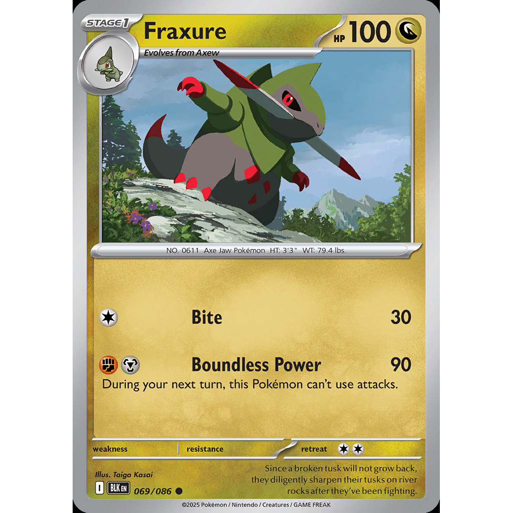 Fraxure 69/086 - Black Bolt