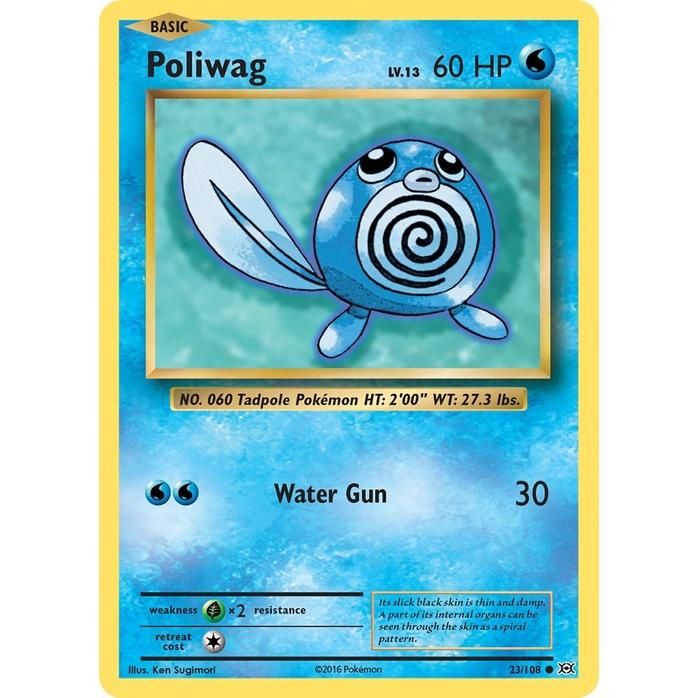 Poliwag - Evolutions (Common) [EVO-23] English / Near Mint / Normal