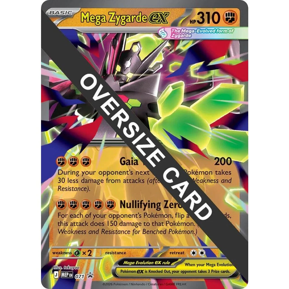 Mega Zygarde ex MEP071 - Mega Evolution Promo [Jumbo]