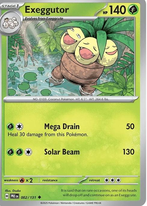 Exeggutor - Prismatic Evolutions (Uncommon) [PRE-2] English / Near Mint / Normal