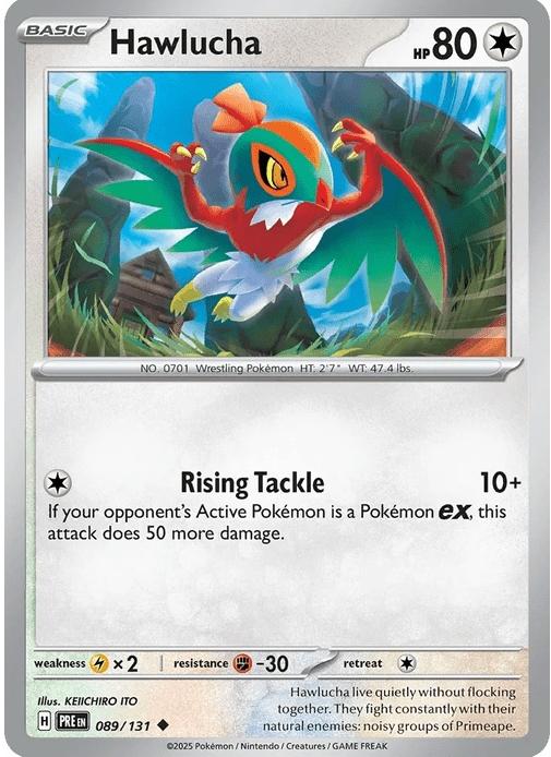 Hawlucha - Prismatic Evolutions (Uncommon) [PRE-89] English / Near Mint / Normal