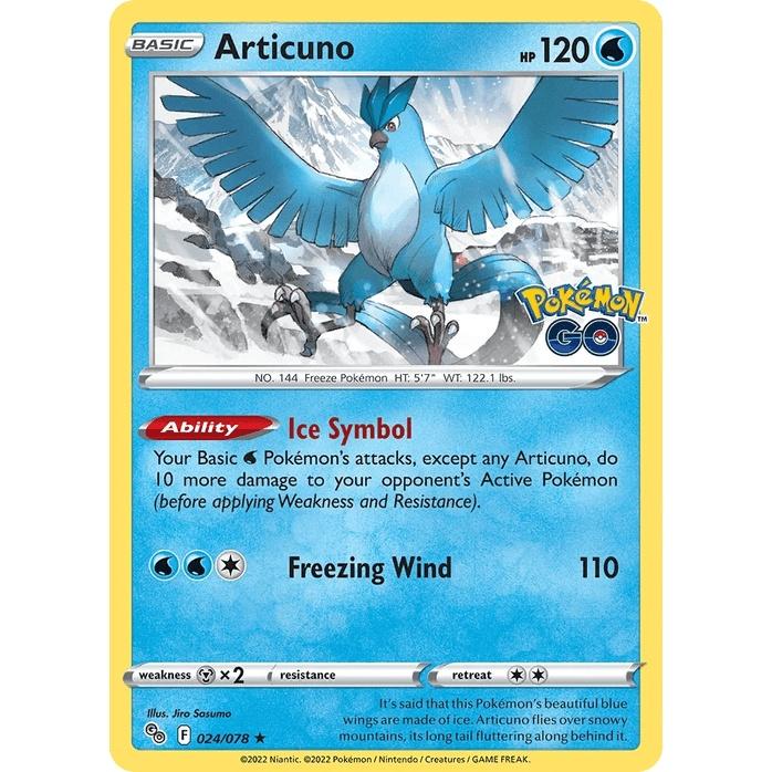 Articuno - Pokémon GO (Holo Rare) [PGO-24] English / Near Mint / Normal