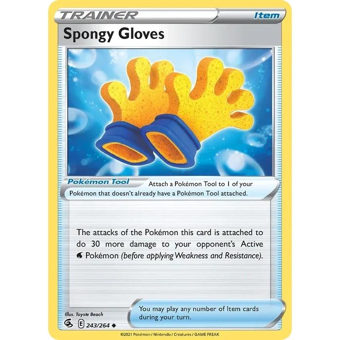 Spongy Gloves - Fusion Strike (Uncommon) [FST-243] English / Near Mint / Normal
