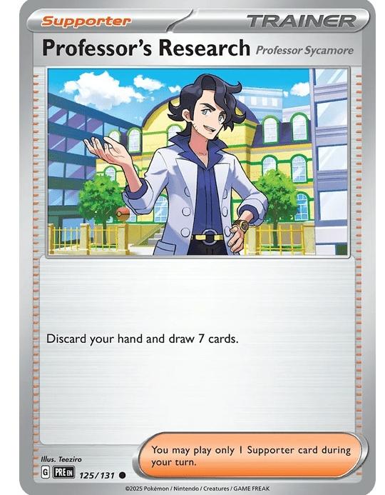 Professor's Research - Prismatic Evolutions (Common) [PRE-125] English / Near Mint / Normal