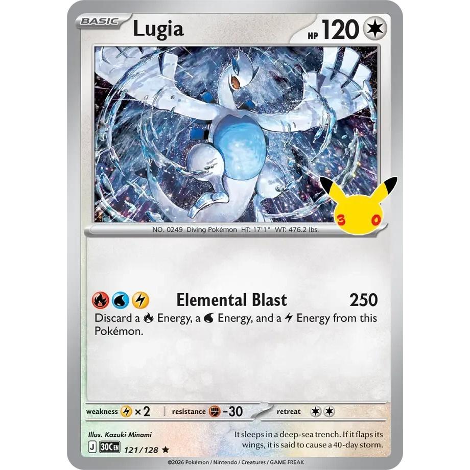 Lugia - 30th Celebration (Rare) [30C-121] English / Near Mint / Normal