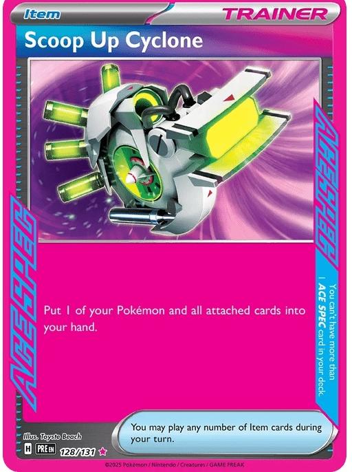Scoop Up Cyclone - Prismatic Evolutions (ACE SPEC Rare) [PRE-128] English / Near Mint / Normal
