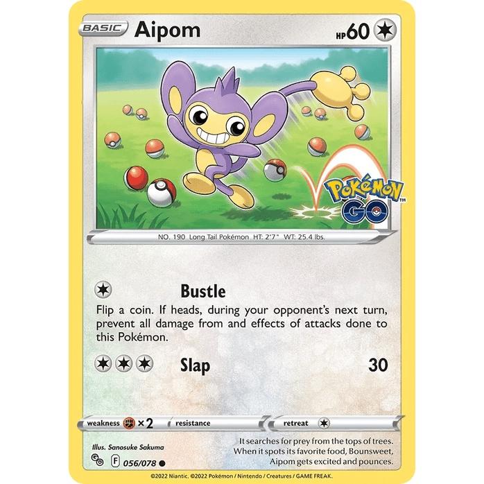 Aipom - Pokémon GO (Common) [PGO-56] English / Near Mint / Normal