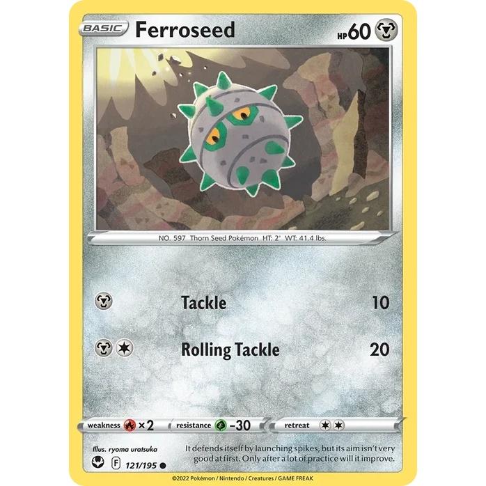 Ferroseed - Silver Tempest (Common) [SIT-121] English / Near Mint / Normal