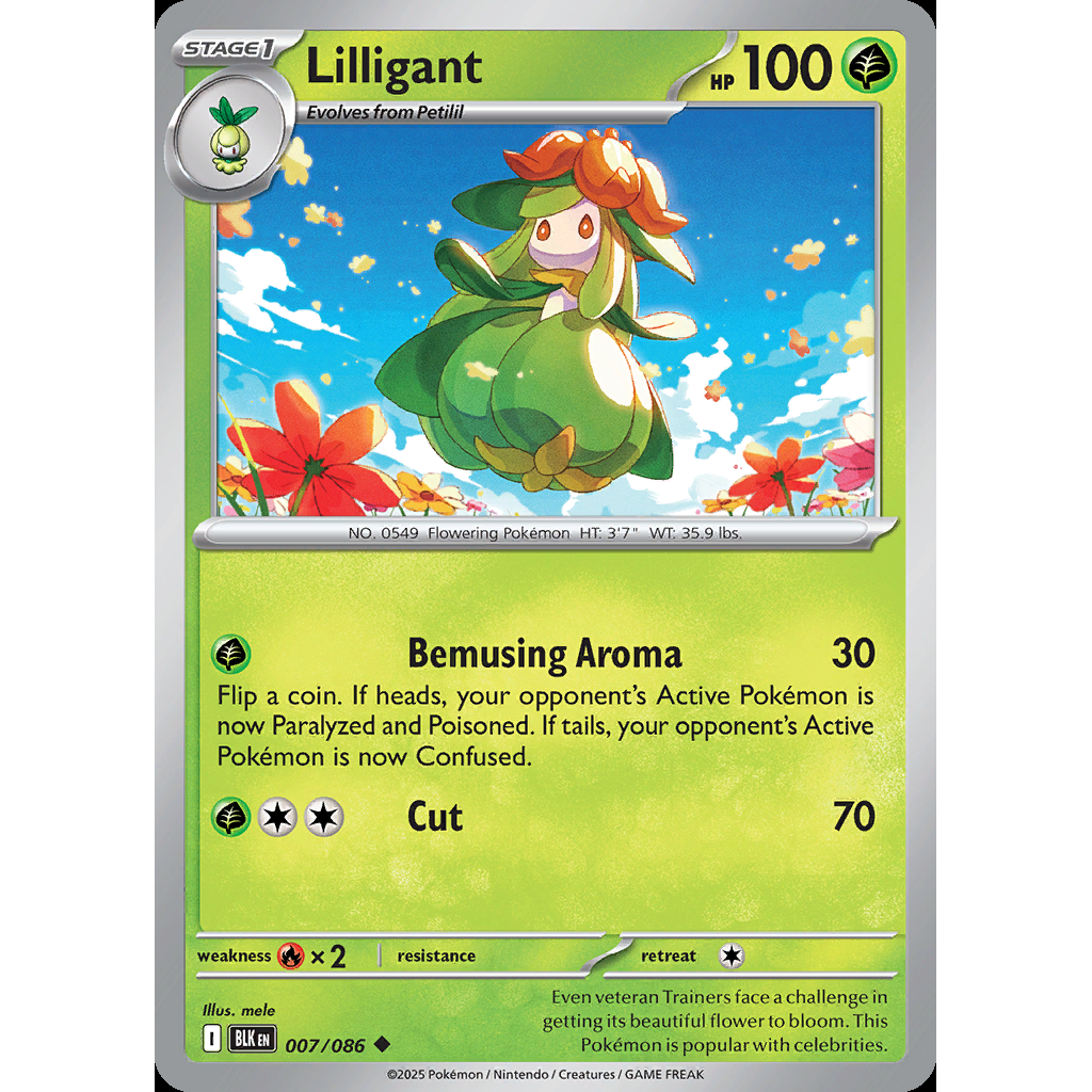 Lilligant 7/086 - Black Bolt