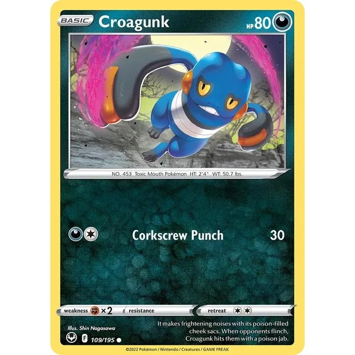 Croagunk - Silver Tempest (Common) [SIT-109] English / Near Mint / Normal