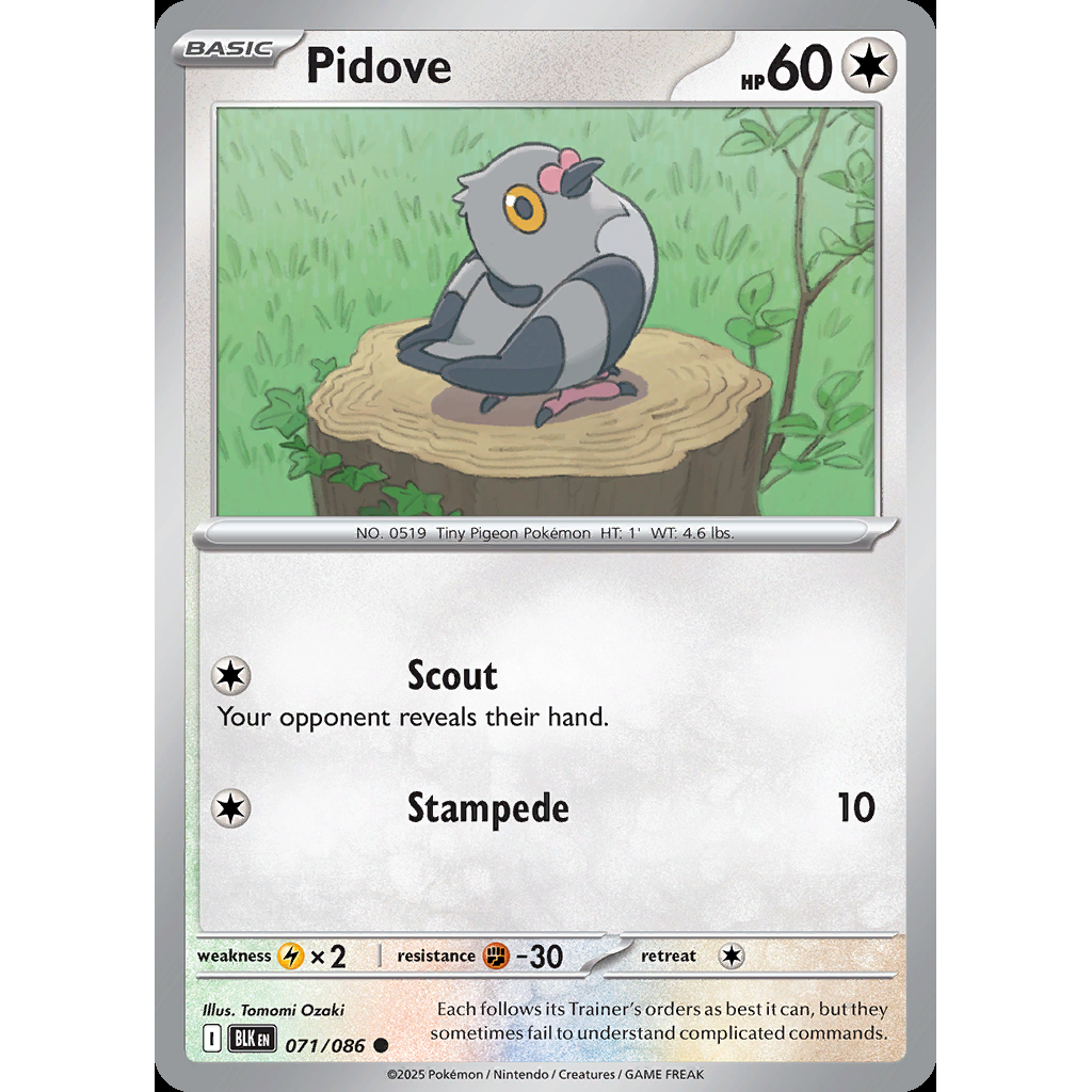 Pidove 71/086 - Black Bolt