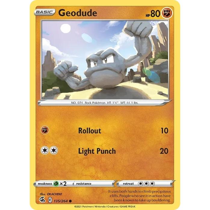 Geodude - Fusion Strike (Common) [FST-135] English / Near Mint / Normal