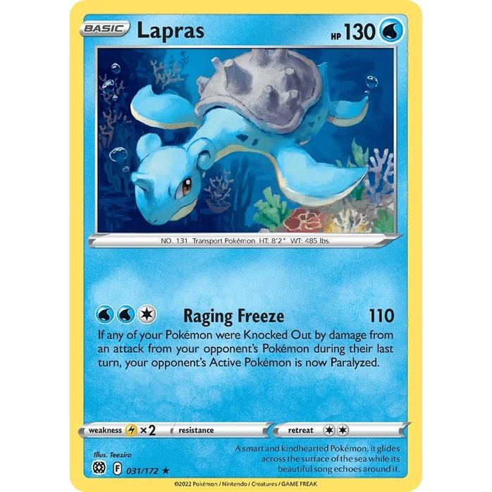 Lapras 31/172 - Brilliant Stars (Engelsk / Near Mint)