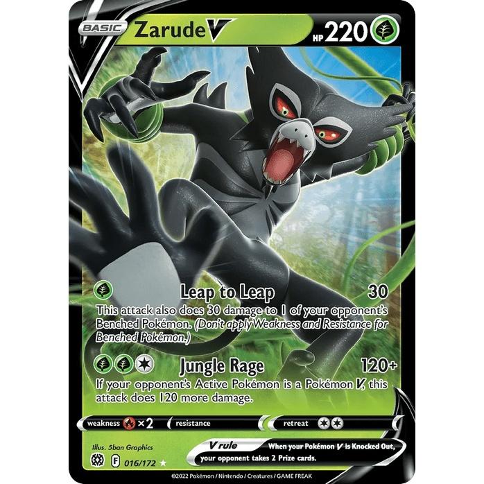 Zarude V 16/172 [Holo] - Brilliant Stars (Engelsk / Near Mint)