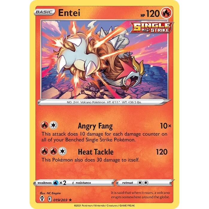 Entei - Evolving Skies (Holo Rare) [EVS-19] English / Near Mint / Normal