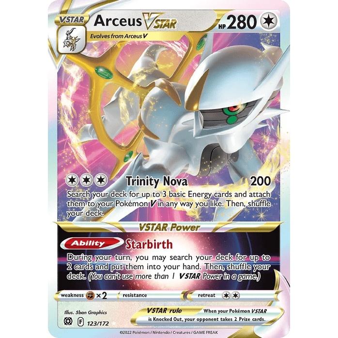 Arceus VSTAR 123/172 [Holo] - Brilliant Stars (Engelsk / Near Mint)