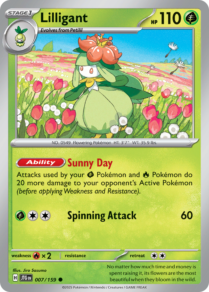 Lilligant - Journey Together (Common) [JTG-7] English / Near Mint / Normal