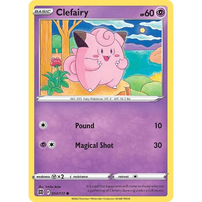 Clefairy 53/172 - Brilliant Stars (Engelsk / Near Mint)