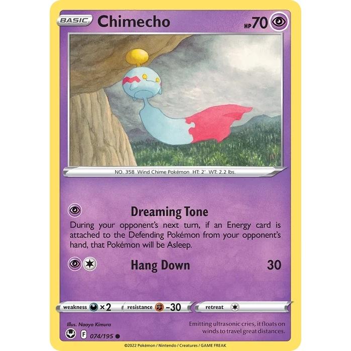 Chimecho - Silver Tempest (Common) [SIT-74] English / Near Mint / Normal
