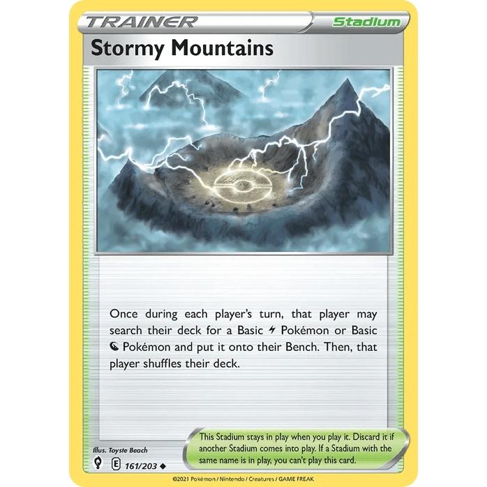 Stormy Mountains - Evolving Skies (Uncommon) [EVS-161] English / Near Mint / Normal