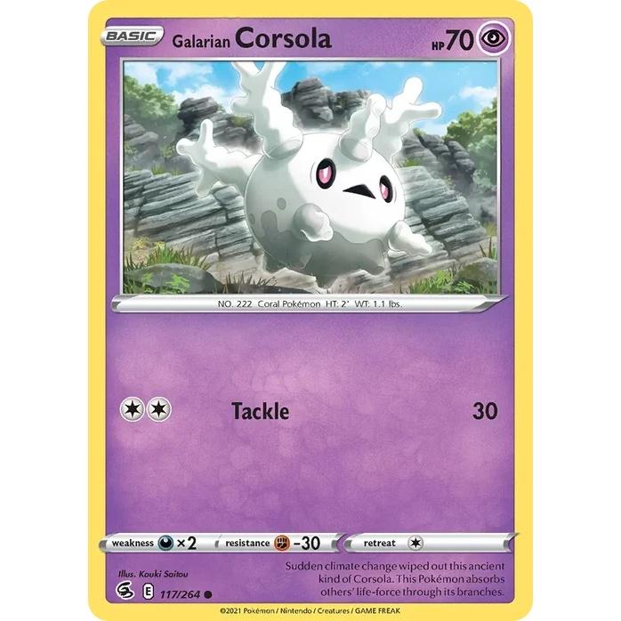 Galarian Corsola - Fusion Strike (Common) [FST-117] English / Near Mint / Normal