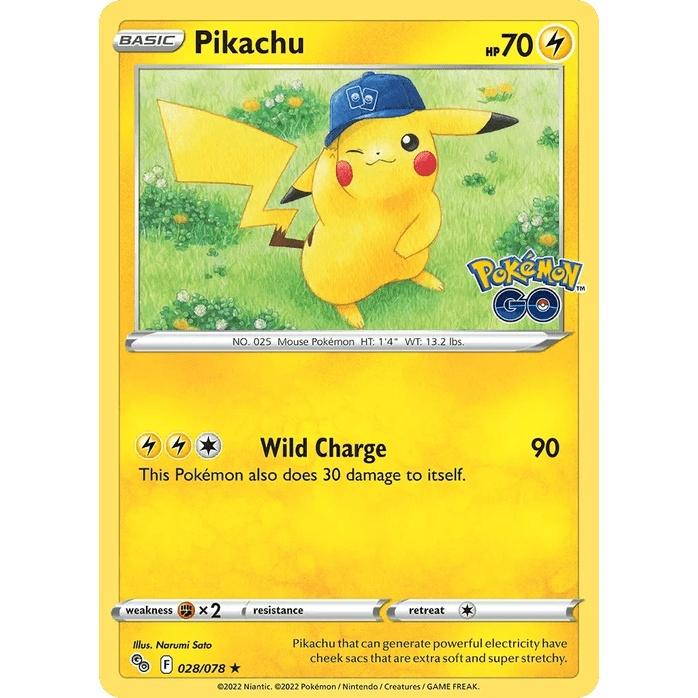 Pikachu - Pokémon GO (Holo Rare) [PGO-28] English / Near Mint / Normal
