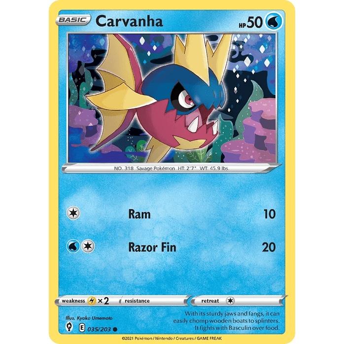 Carvanha - Evolving Skies (Common) [EVS-35] English / Near Mint / Normal