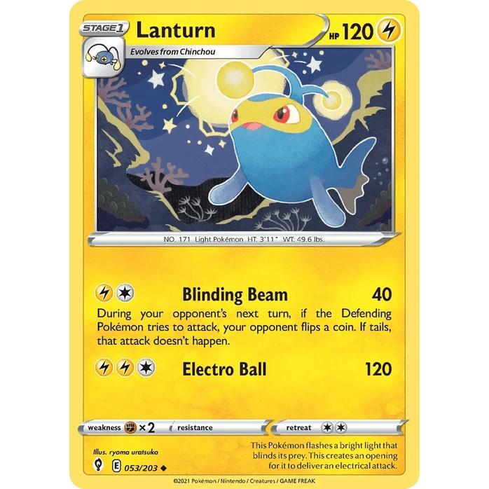 Lanturn - Evolving Skies (Uncommon) [EVS-53] English / Near Mint / Normal