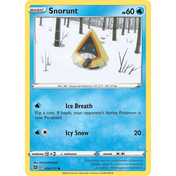 Snorunt 34/172 - Brilliant Stars (Engelsk / Near Mint)