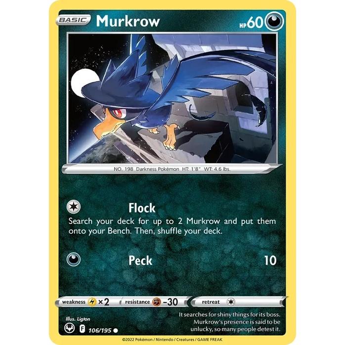 Murkrow - Silver Tempest (Common) [SIT-106] English / Near Mint / Normal