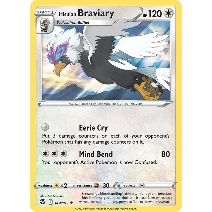 Hisuian Braviary - Silver Tempest (Rare) [SIT-149] English / Near Mint / Normal