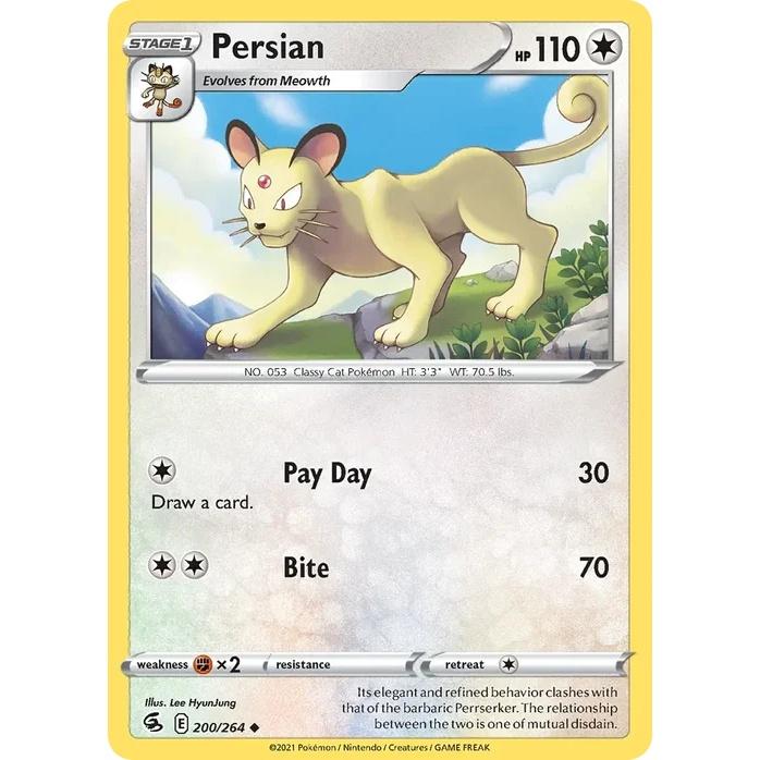Persian - Fusion Strike (Uncommon) [FST-200] English / Near Mint / Normal