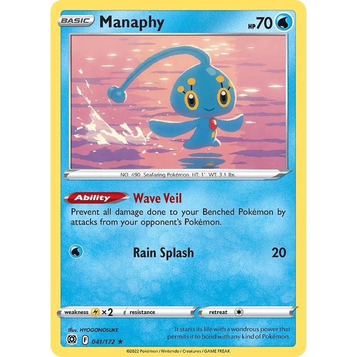 Manaphy 41/172 - Brilliant Stars (Engelsk / Near Mint)
